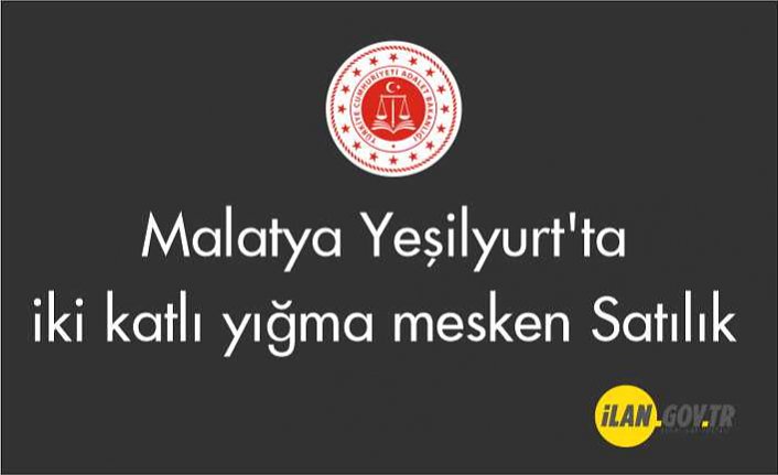 Malatya Yeşilyurt'ta iki katlı yığma mesken Satılık