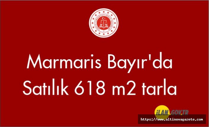 Marmaris Bayır'da 618 m2 tarla Satılık