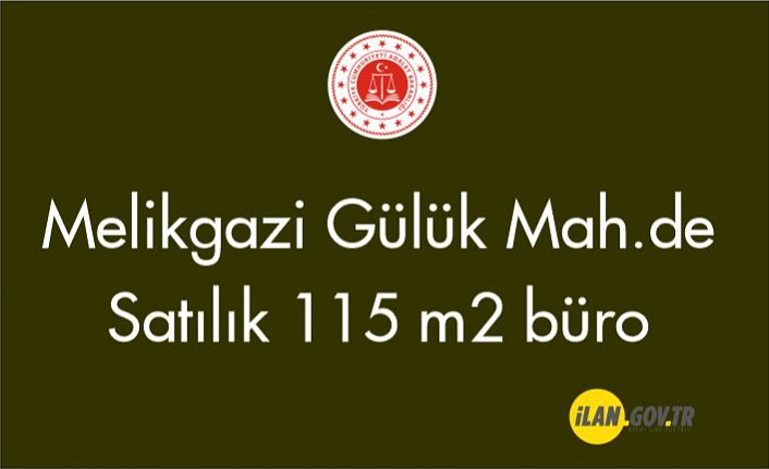 Melikgazi Gülük Mah.de 115 m² büro Satılık