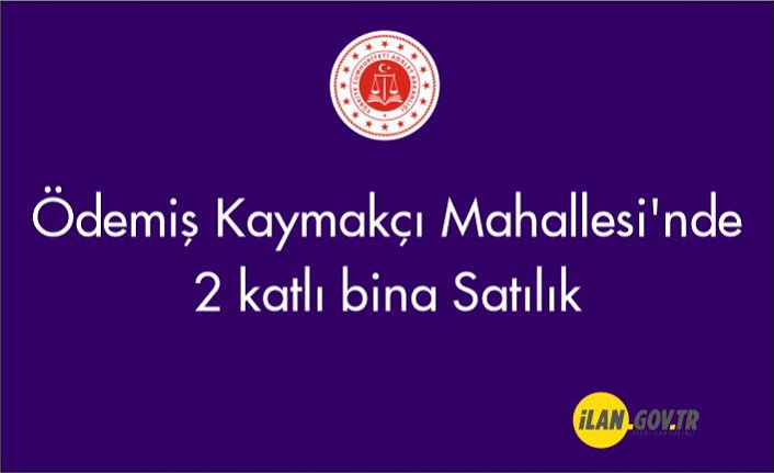 Ödemiş'de 2 katlı bina Satılık