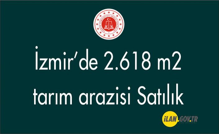 Ödemiş Güney Mahallesi'nde 2.618 m² tarım arazisi Satılık