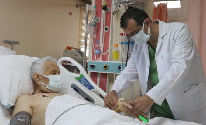 Rize'de 88 yaşındaki hasta 