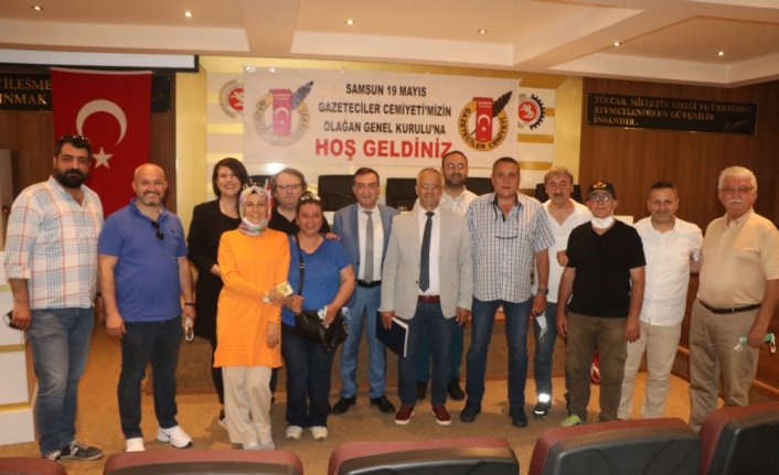 Samsun 19 Mayıs Gazeteciler Cemiyeti Başkanlığına yeniden Çakır seçildi