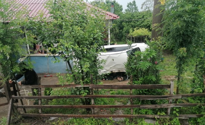 Samsun'da otomobil ile hafif ticari araç çarpıştı: 4 yaralı