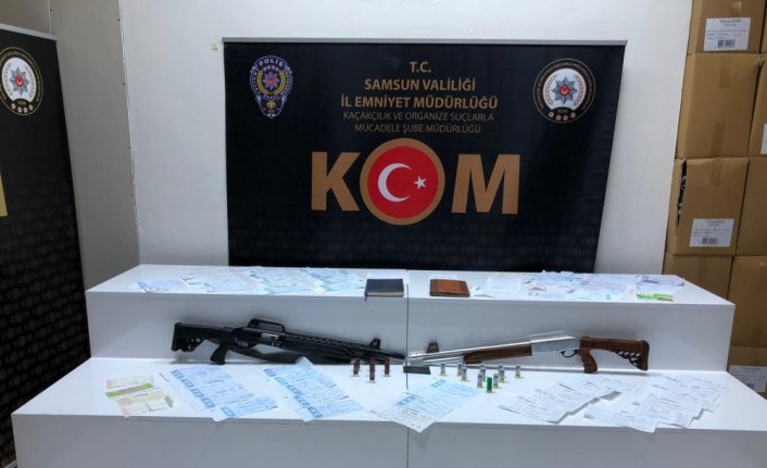 Samsun'da “tefecilik“ operasyonunda 10 zanlı yakalandı