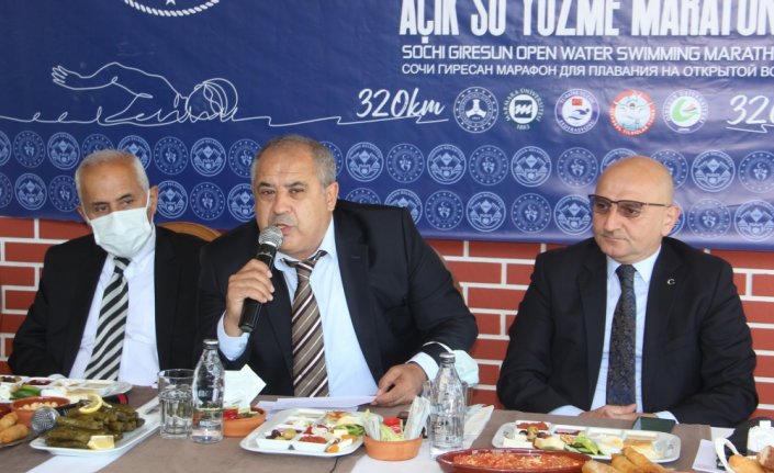 Soçi-Giresun arasında yapılacak açık deniz yüzme maratonu tanıtıldı