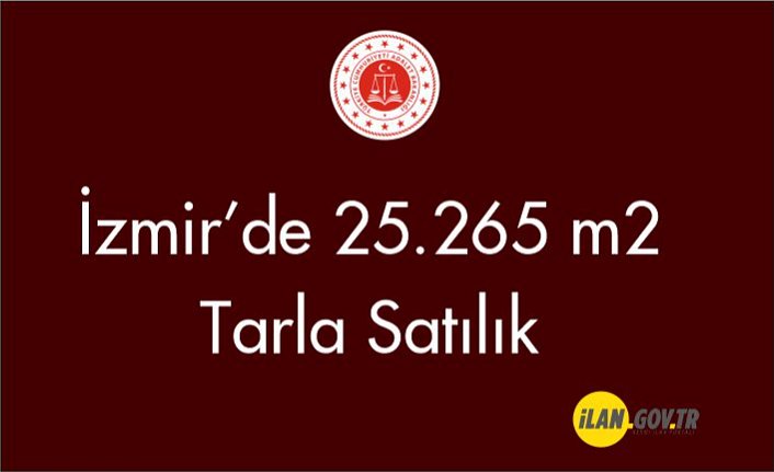 Tire Peşrefli Mahallesi'nde 25.265 m² tarla Satılık