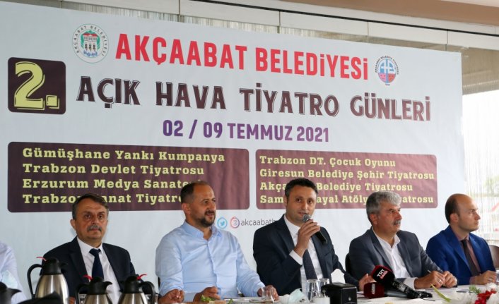Trabzon'da açık havada tiyatro günleri 2 Temmuz'da başlayacak