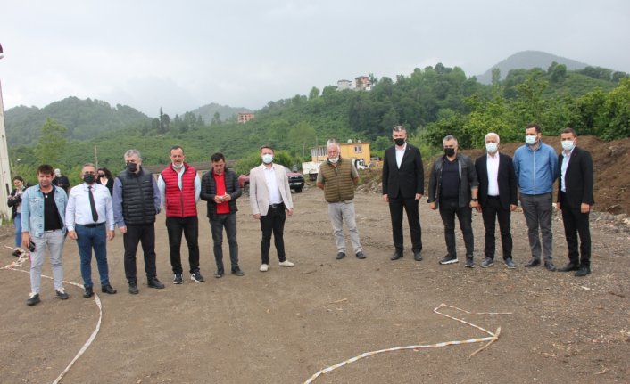 Ünye Organize Sanayi Bölgesi'nde çalışmalar sürüyor