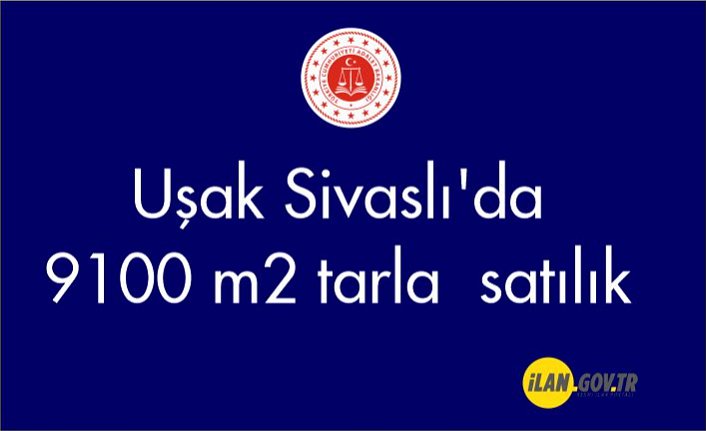 Uşak Sivaslı'da 9100 m² tarla Satılık