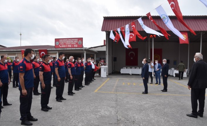 Zonguldak'ta itfaiye erlerine başarı belgesi verildi