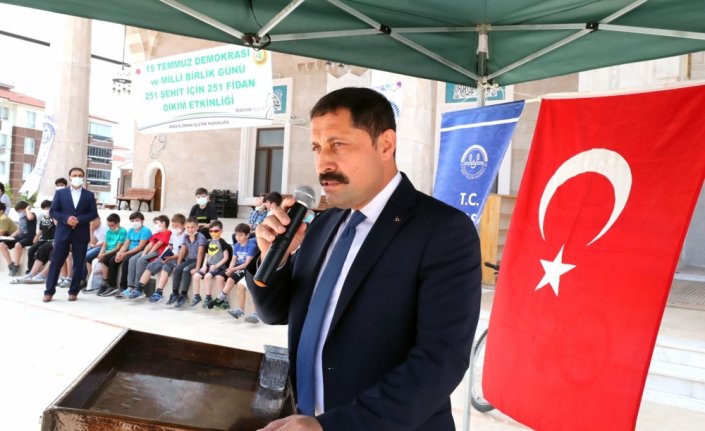 15 Temmuz şehitlerinin isimleri Amasya'da hatıra ormanında yaşatılacak