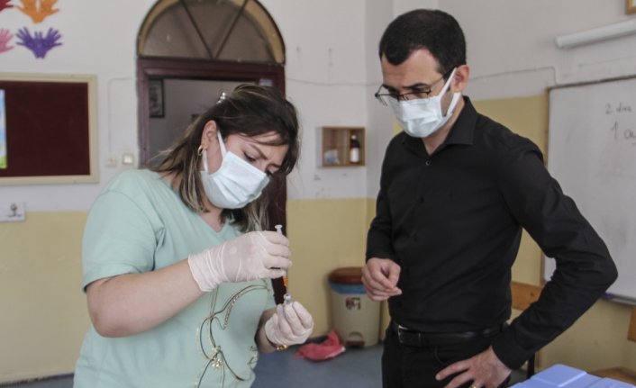 216 bin nüfuslu Sinop'ta, uygulanan aşı dozu 184 bini aştı