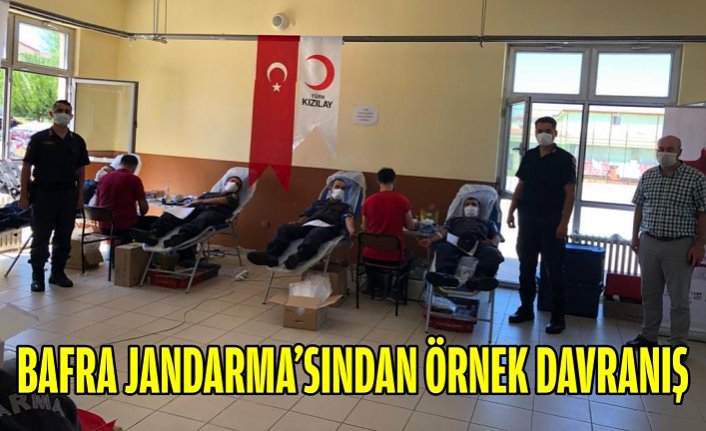 BAFRA JANDARMA'SINDAN ÖRNEK DAVRANIŞ