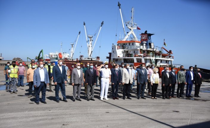 Bartın'da Denizcilik ve Kabotaj Bayramı dolayısıyla tören düzenlendi