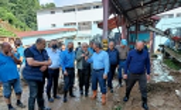 ÇAYKUR'un selden etkilenen üç fabrikası yeniden devreye girdi