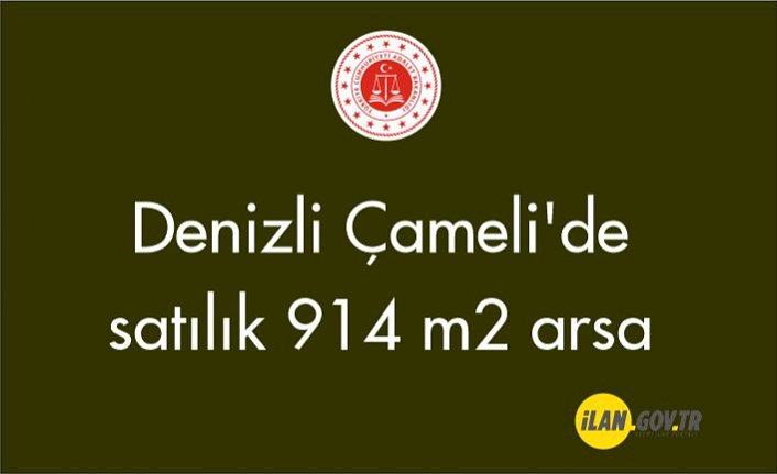 Denizli Çameli'de satılık 914 m² arsa Satılık