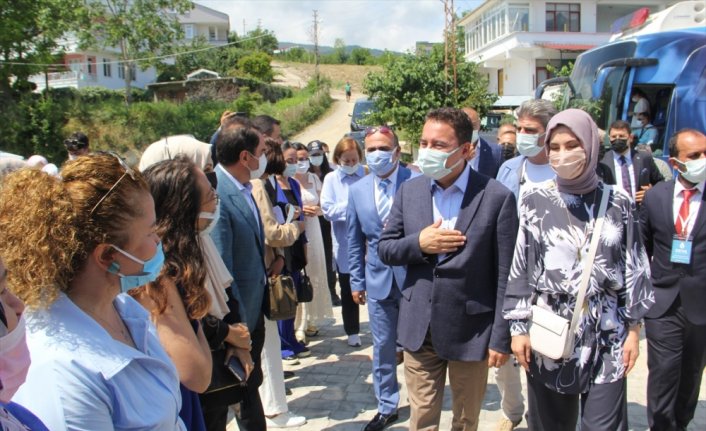 DEVA Partisi Genel Başkanı Babacan, partisinin Gerze İlçe Kongresi'ne katıldı: