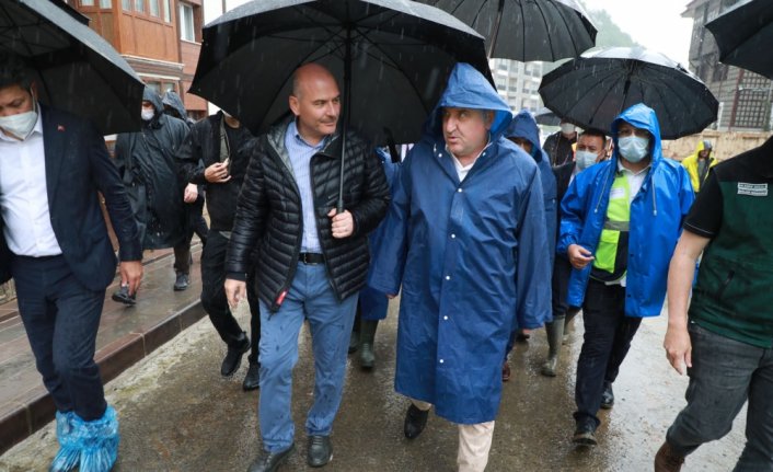 İçişleri Bakanı Süleyman Soylu, Arhavi'de ilçe halkına hitap etti: (1)