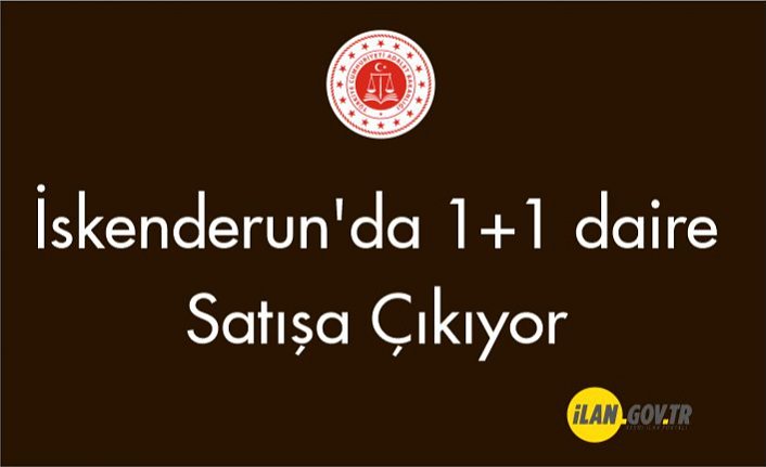 İskenderun'da 1+1 daire satışa çıkıyor