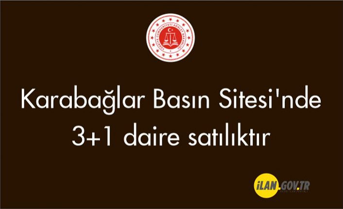 Karabağlar Basın Sitesi'nde 3+1 daire satılıktır