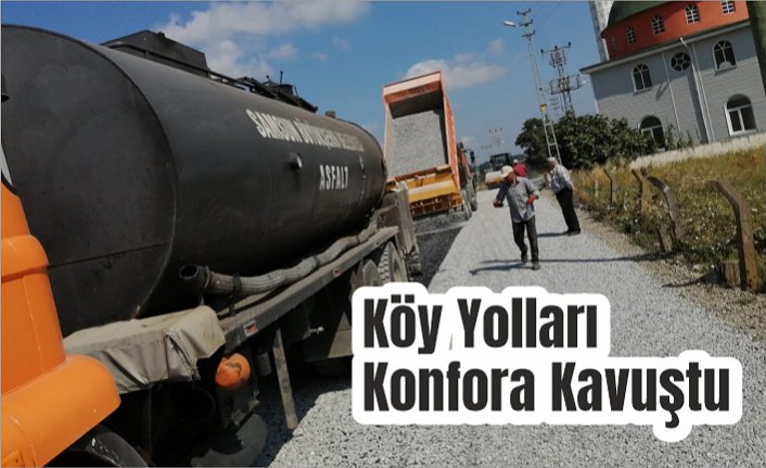 Köy Yolları Konfora Kavuştu