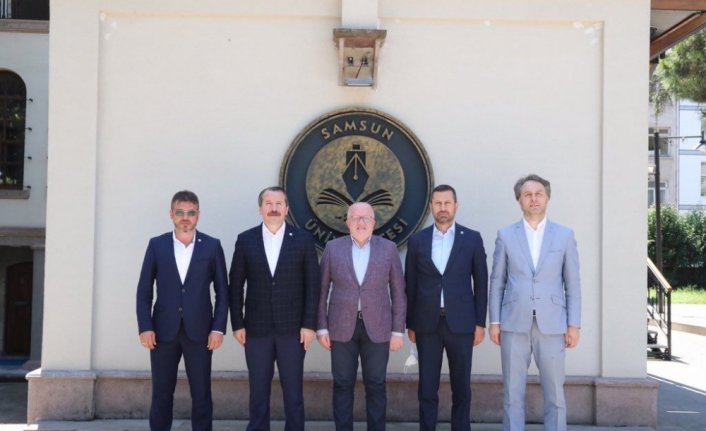 Memur-Sen Genel Başkanı Yalçın, Samsun'da ziyaretlerde bulundu