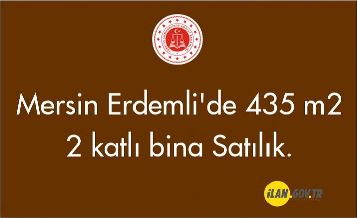 Mersin Erdemli'de 435 m² 2 katlı bina  satılıktır