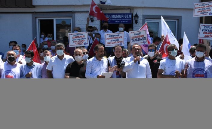 Ordu'da Memur-Sen üyeleri seyyanen zam talep etti
