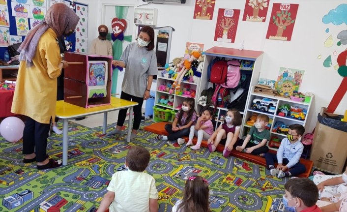 Samsun'da minikler masala doyacak