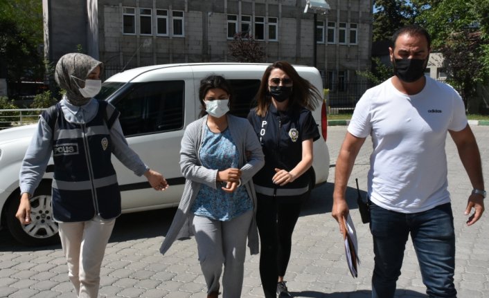 Samsun'da polis eşini öldüren kadın adliyede