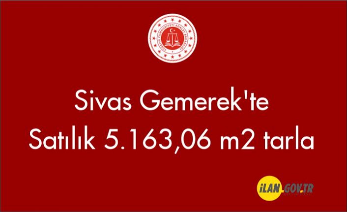 Sivas Gemerek'te 5.163,06 m² tarla Satılık