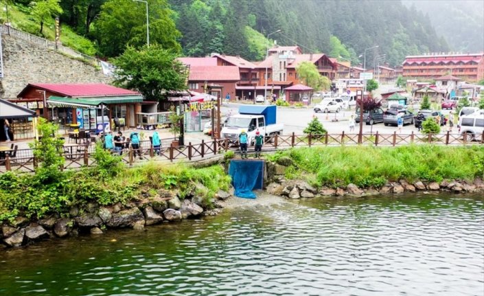 Uzungöl'ün kirlenmemesi için başlatılan çalışma tamamlandı
