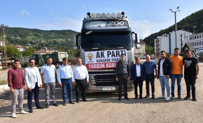 AK Parti Karabük teşkilatlarından Şenpazar'a yardım tırı