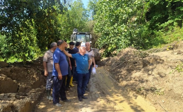 AK Parti Kayseri Milletvekili İsmail Tamer sel bölgesinde incelemelerde bulundu