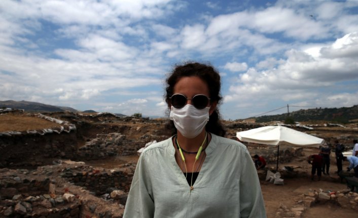 Antik kent kazısında çalışan işçilere Kovid-19 aşısı yapıldı