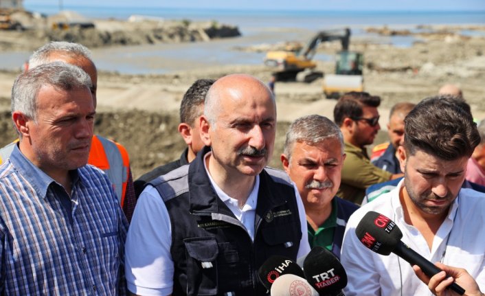 Bakan Karaismailoğlu Çatalzeytin'de yapılan köprüyü ulaşıma açtı: