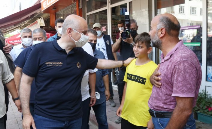 Bakan Karaismailoğlu, Kastamonu'nun Abana ilçesinde incelemelerde bulundu