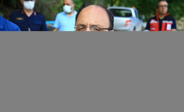 Bartın Valisi Güner, selden etkilenen alanlarda inceleme yaptı: