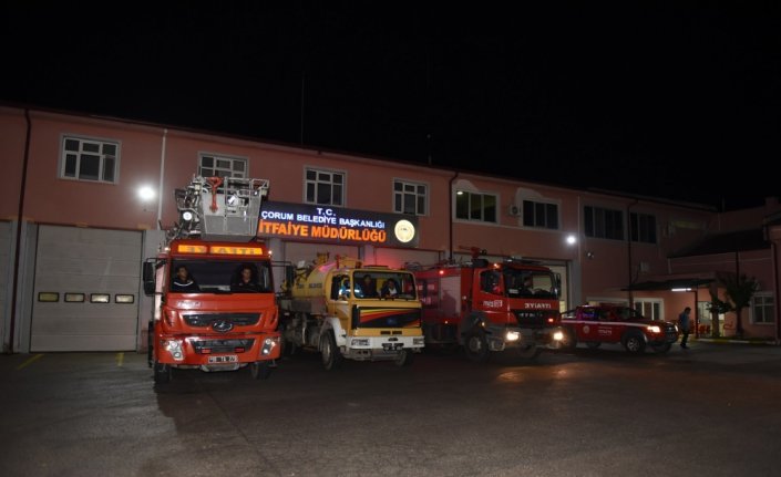 Çorum'dan Kastamonu'ya arama kurtarma desteği