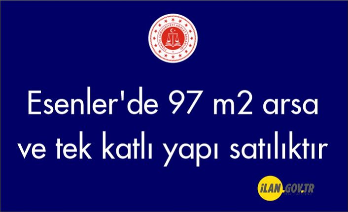 Esenler'de 97 m² arsa ve tek katlı yapı satılıktır