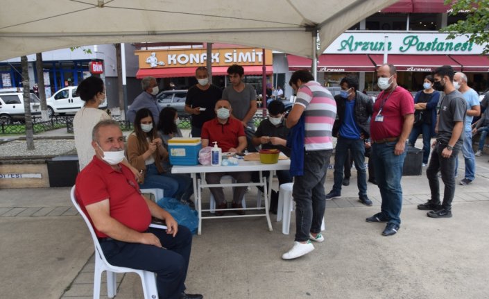 Giresun'un Espiye ilçesinde aşılama çalışması devam ediyor