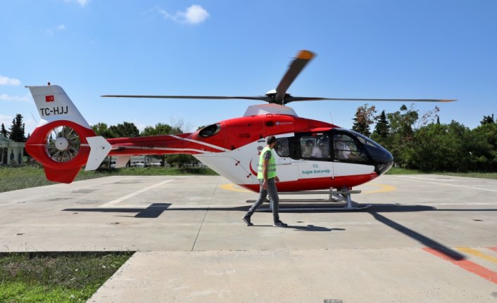 Hava ambulansı Kovid-19 döneminde iki kat fazla havalandı