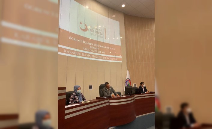 Karabük'te uluslararası öğrenci temsilcileriyle değerlendirme toplantısı yapıldı