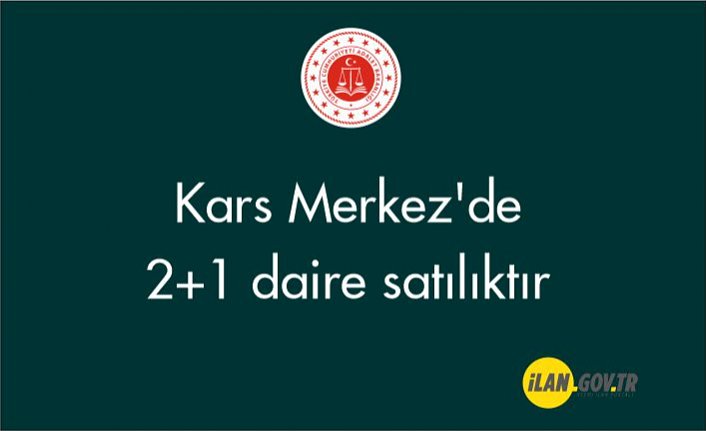 Kars Merkez'de 2+1 daire satılıktır