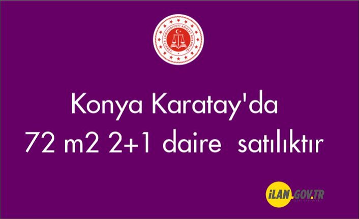 Konya Karatay'da 72 m² 2+1 daire  satılıktır