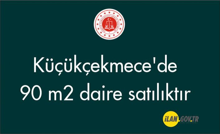 Küçükçekmece'de 90 m2 daire satılıktır