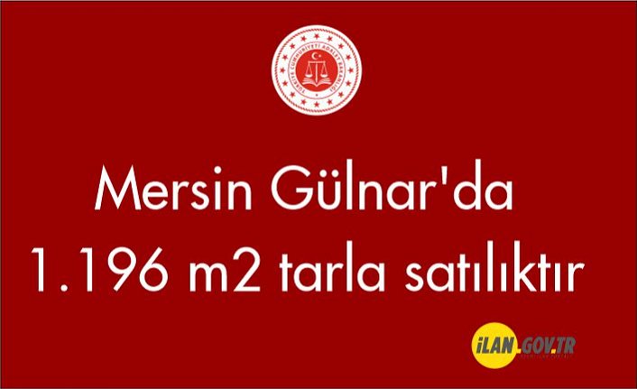 Mersin Gülnar'da 1.196 m² tarla satılıktır