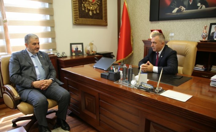 MÜSİAD Genel Başkanı Kaan Tokat TSO Başkanı Çelik'i ziyaret etti