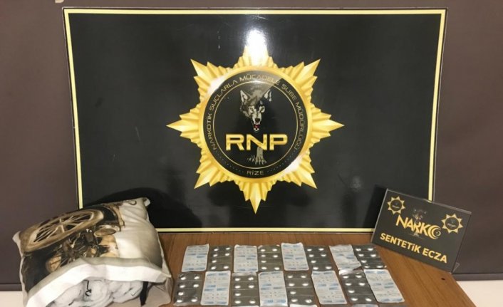 Rize'de yastığın içine uyuşturucu saklayan kişi tutuklandı